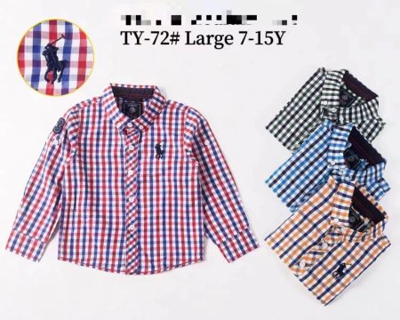 قميص POLO كاروهات صغير